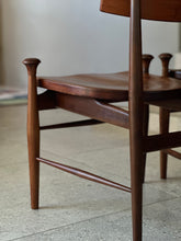 Load image into Gallery viewer, Mid-Century Imbuia Dining Set | 4 Chairs & Round Table