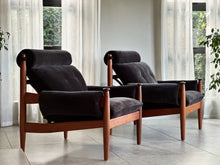 Load image into Gallery viewer, Pair of Solid Teak Armchairs