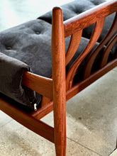 Load image into Gallery viewer, Solid Teak Mid-Century Couch