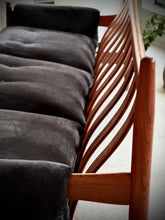Load image into Gallery viewer, Solid Teak Mid-Century Couch