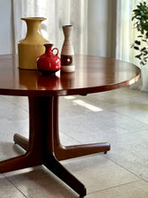 Load image into Gallery viewer, Mid-Century Imbuia Dining Set | 4 Chairs & Round Table