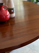Load image into Gallery viewer, Mid-Century Imbuia Dining Set | 4 Chairs & Round Table
