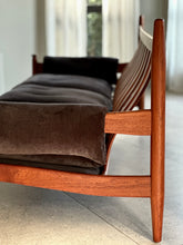 Load image into Gallery viewer, Solid Teak Mid-Century Couch