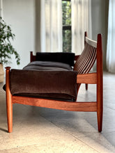 Load image into Gallery viewer, Solid Teak Mid-Century Couch