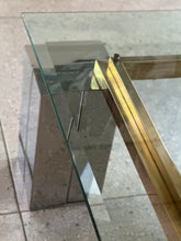 Load image into Gallery viewer, Mid-Century Chrome & Brass Coffee Table