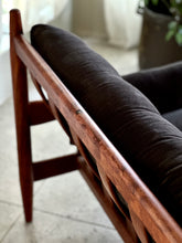 Load image into Gallery viewer, Solid Teak Mid-Century Couch