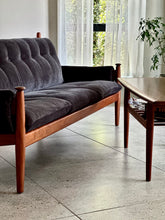 Load image into Gallery viewer, Solid Teak Mid-Century Couch