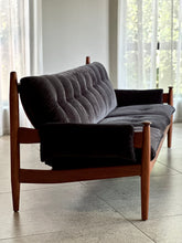 Load image into Gallery viewer, Solid Teak Mid-Century Couch