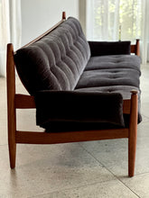 Load image into Gallery viewer, Solid Teak Mid-Century Couch