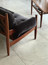 Load image into Gallery viewer, Solid Teak Mid-Century Couch