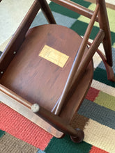 Load image into Gallery viewer, Mid-Century Imbuia Dining Set | 4 Chairs & Round Table