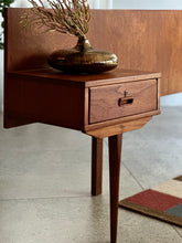 Load image into Gallery viewer, Vintage "Frystark" Headboard with Pedestals | Queen