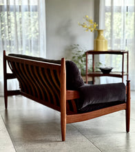 Load image into Gallery viewer, Solid Teak Mid-Century Couch