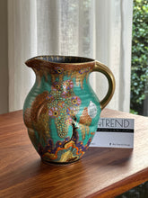 Load image into Gallery viewer, Exquisite Crown Devon Green Jug