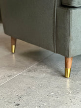 Load image into Gallery viewer, Vintage Curved Couch