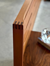 Load image into Gallery viewer, MCM Headboard With Pedestals in Walnut