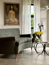 Load image into Gallery viewer, Vintage Curved Couch