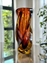 Load image into Gallery viewer, Solid Art Glass - Amber Vase