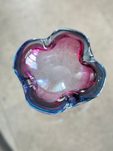 Load image into Gallery viewer, Murano Blue/Pink/Purple Ashtray/Bowl