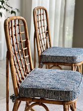 Load image into Gallery viewer, Pair of Vintage Bamboo Side Chairs