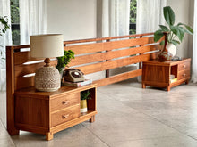 Load image into Gallery viewer, Walnut King Bed Set