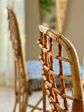 Load image into Gallery viewer, Pair of Vintage Bamboo Side Chairs