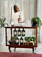 Load image into Gallery viewer, Original “Thonet” Drinks Cart with Glass Surround and Top