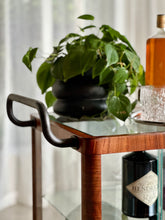 Load image into Gallery viewer, Original “Thonet” Drinks Cart with Glass Surround and Top