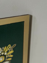 Load image into Gallery viewer, Vintage Butterfly Embroidery | Framed Textile Artwork