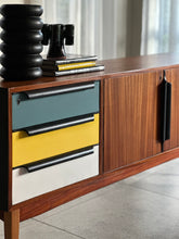 Load image into Gallery viewer, Mid-Century Modern Sideboard - Multi-coloured Drawers