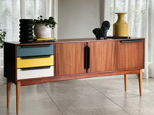 Load image into Gallery viewer, Mid-Century Modern Sideboard - Multi-coloured Drawers