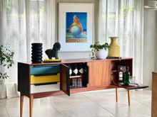 Load image into Gallery viewer, Mid-Century Modern Sideboard - Multi-coloured Drawers