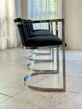 Load image into Gallery viewer, Set of 4 Chromed, Dining Chairs