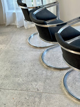 Load image into Gallery viewer, Set of 4 Chromed, Dining Chairs