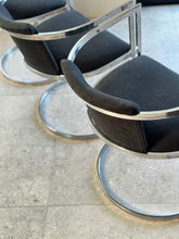 Load image into Gallery viewer, Set of 4 Chromed, Dining Chairs