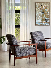 Load image into Gallery viewer, Pair Of Mid-Century Armchairs
