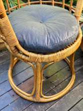 Load image into Gallery viewer, Vintage Cocoon Cane Chair