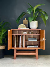 Load image into Gallery viewer, Mid-Century Kiaat Records Cabinet / Multipurpose Cabinet
