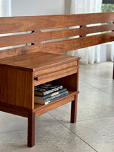Load image into Gallery viewer, Retro Kiaat Headboard & Pedestals