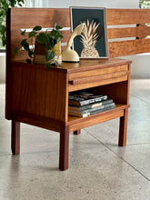 Load image into Gallery viewer, Retro Kiaat Headboard & Pedestals