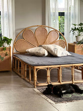 Load image into Gallery viewer, Vintage Cane Bed Set