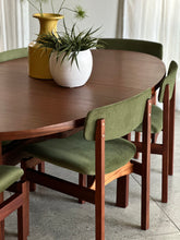 Load image into Gallery viewer, MCM Extendable Dining Set with 6 Chairs