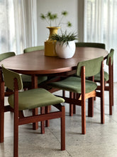Load image into Gallery viewer, MCM Extendable Dining Set with 6 Chairs