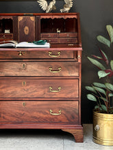 Load image into Gallery viewer, Antique George III - Mahogany Writing Bureau