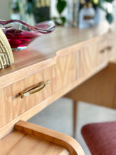 Load image into Gallery viewer, Retro Maple-Wood Dressing Table & Stool