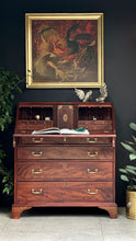 Load image into Gallery viewer, Antique George III - Mahogany Writing Bureau