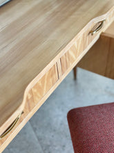 Load image into Gallery viewer, Retro Maple-Wood Dressing Table & Stool