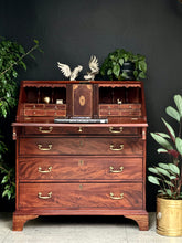 Load image into Gallery viewer, Antique George III - Mahogany Writing Bureau