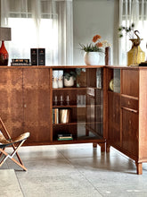 Load image into Gallery viewer, Vintage / Art Deco Style Two-Piece Wall Cabinet