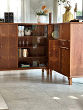 Load image into Gallery viewer, Vintage / Art Deco Style Two-Piece Wall Cabinet